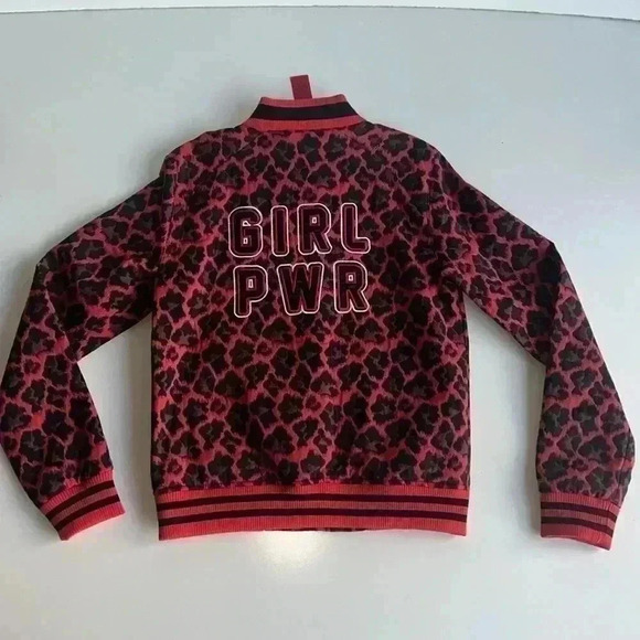 Nik & Nik Girl’s Red Leopard Jacket - Picture 6 of 12